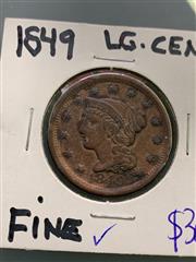UNITED STATES 1849 ONE CENT